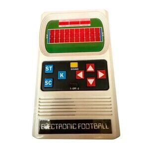 VINTAGE Mattel Electronic Football Handheld Game! With Batteries Retro